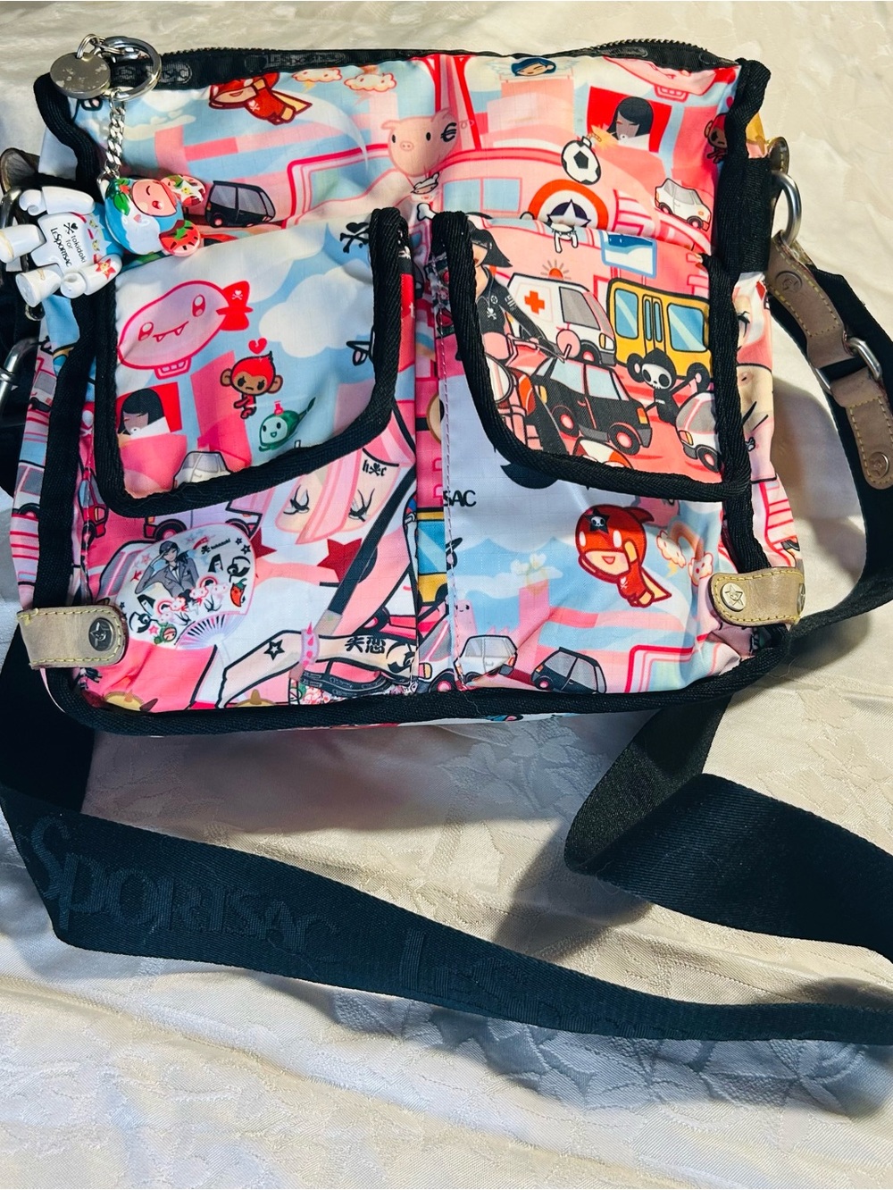 Tokidoki LeSportsac collaboration -- vintage Citta Rosa